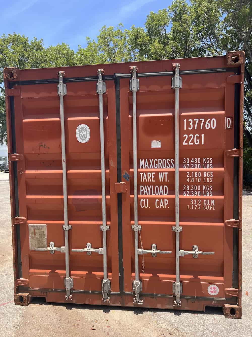 20-foot used shipping containers image 2