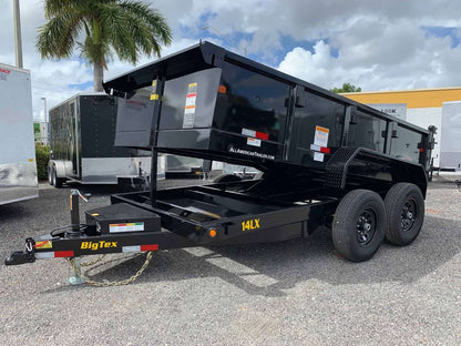 BIG TEX 7×12 DUMP TRAILER 7 TON 14LP-12 image 0