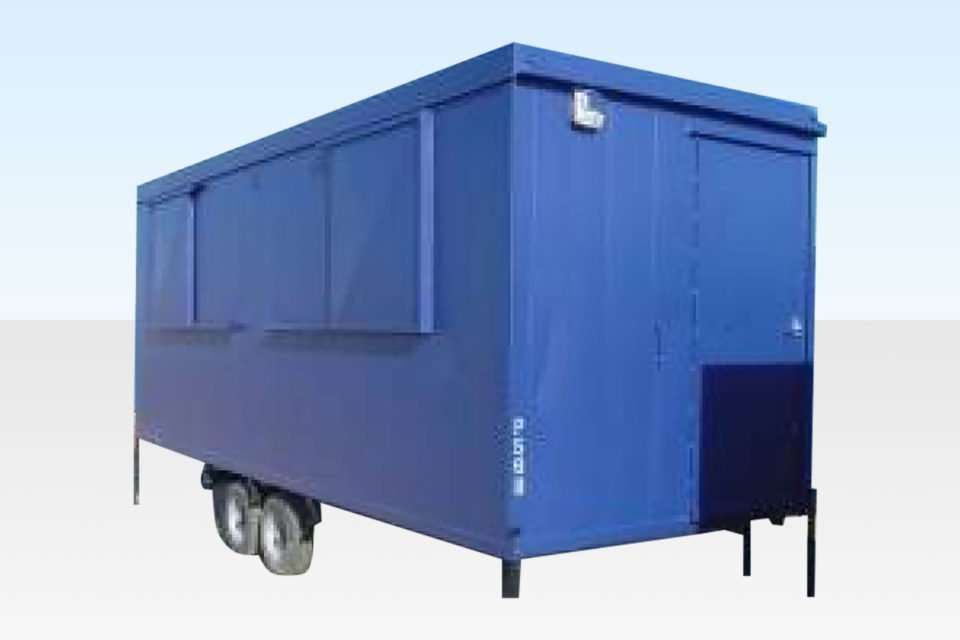 20ft x 7ft 6in Steel Mobile Anti-Vandal Office image 1