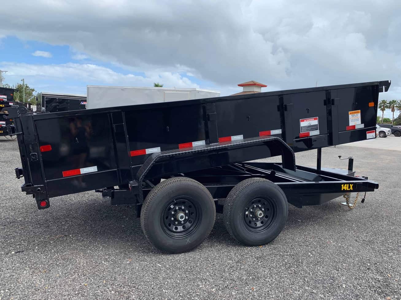 BIG TEX 7×14 DUMP TRAILER 7 TON 14LP-14 image 1