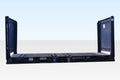 20Ft X 8Ft Used Flat Rack Shipping Containers image 0