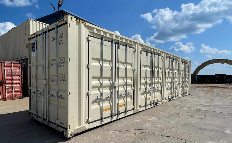 40′ High Cube 1-Trip Side Open Shipping Container image 2