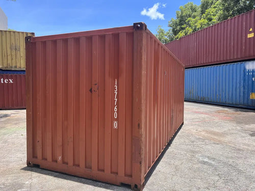 20-foot used shipping containers image 0