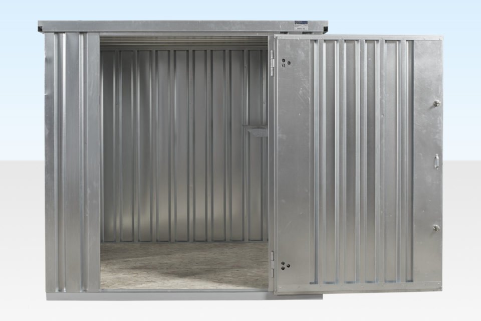 2m Flat Pack Store (Galvanised) Features image 0