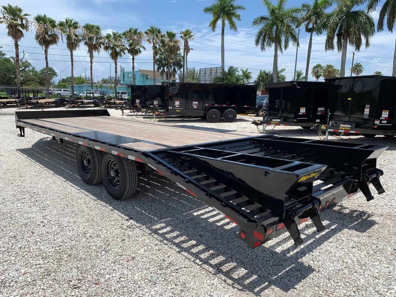 BIG TEX 25′ DECKOVER TRAILER 7 TON 14PH-20+5 image 1