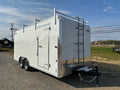 Car Mate 8.5 x 18 Enclosed Cargo Trailer – Contractor – Barn Doors image 0