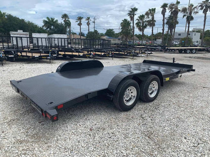 BIG TEX 7×18 STEEL DECK CAR TRAILER 70DM-18 image 2