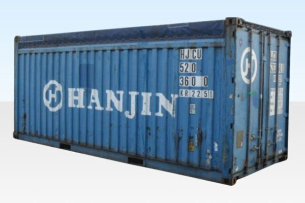 20Ft X 8Ft Used Shipping Container Open Top image 1