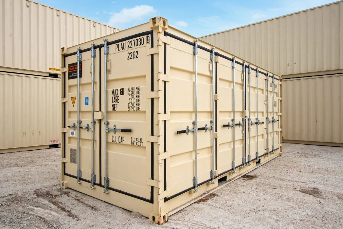 20′ Standard 1-Trip Side Open Shipping Container image 3