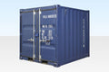 8Ft Shipping Container One Trip (Blue) image 0