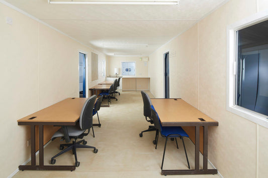 32Ft x 10Ft Steel Office/Canteen Cabin image 0