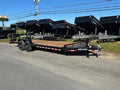 BWise 7 x 22 Heavy Duty Equipment Trailer – Ladder Ramps image 0