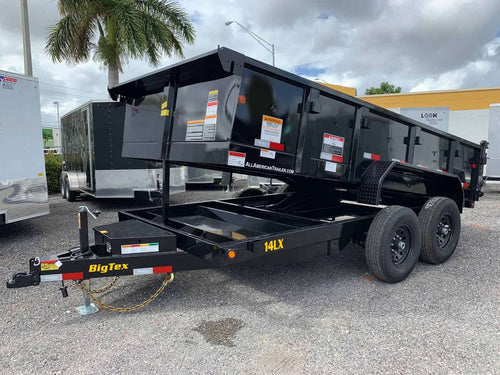 BIG TEX 7×14 DUMP TRAILER 7 TON 14LP-14 image 0