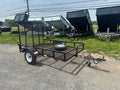 2015 Carry-On 5 x 8 Landscape Utility Trailer – Mesh Floor image 0