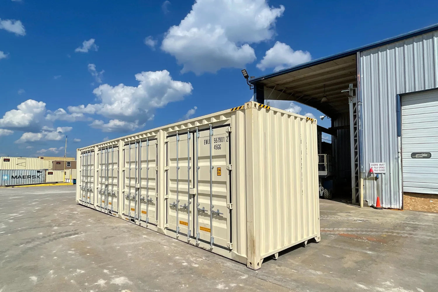 40′ High Cube 1-Trip Side Open Shipping Container image 0