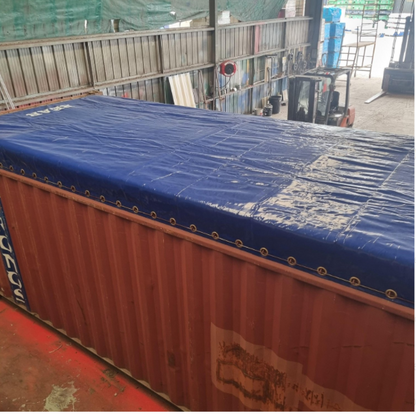 40ft Open top container with tarp – Cargo worthy image 3