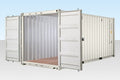 20Ft Shipping Container (One Trip) – White image 0