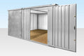 4M X 4.2M Side Linked Flat Pack Container Bundle (Galvanised) image 0