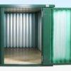 4m x 2.1m Powder Coated Flat Packed Store image 2