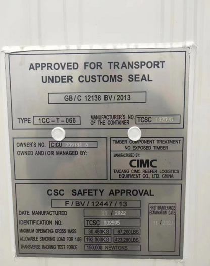20 Feet Cold Storage Room Walk-in Freezer Container image 2