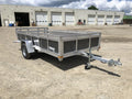2022 Mission Trailers 6×12 Aluminum Open Utility w/Integrated Rear Ramp image 0