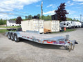 2024 N&N Trailers 7×20+3 Galvanized 22.5K Lowpro Equipment Trailer w/HD Full Width Ramps image 0